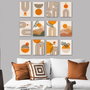 Wallity Set de 12 Cuadros Decorativos Multicolor en MDF de 20 x 15 cm